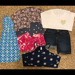 7 piece lot Old Navy girls size 8, EUC (2)